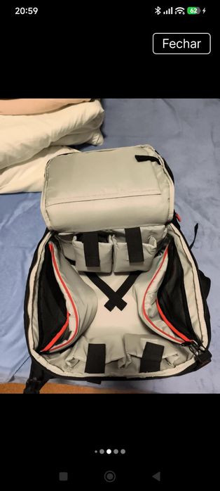 Mochila para equipamento fotográfico