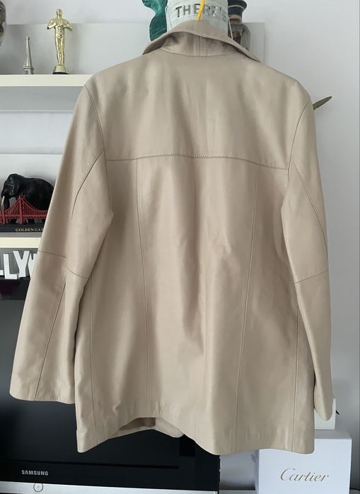 Andrzej Jedynak M skóra skórzany beżowy uroczy damski