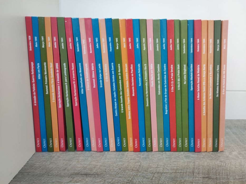 Coleção completa de 30 livros sobre a 2° Guerra Mundial