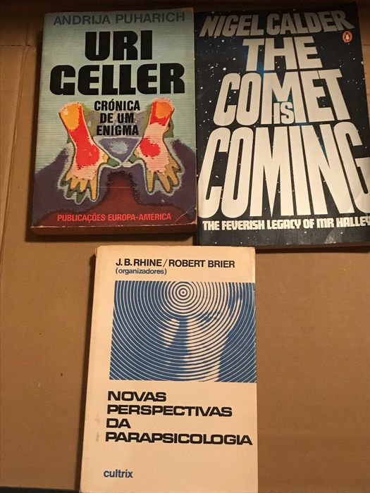 8 Livros - Temática ovnis e outros temas semelhantes