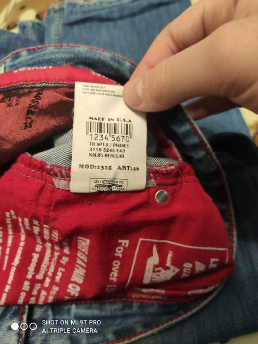 Джинси Levis 506