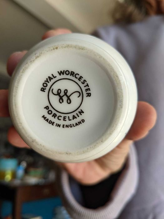 panela de ovo porcelana real duas peças para cozinhar quatro ovos