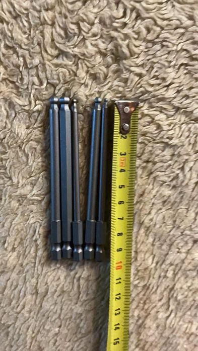 Набор 6шт високоякісних кутових біт шестигранних довгих