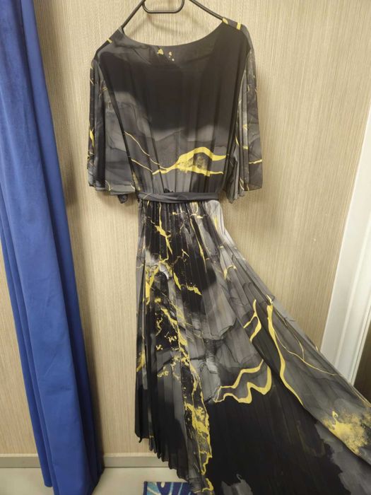 Suknia balowa weselna czarno-żółta Plus Size Italy !!!