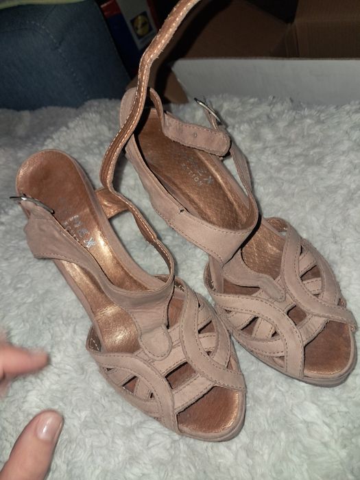 Szpilki romex collection skórzane.Rozm.35