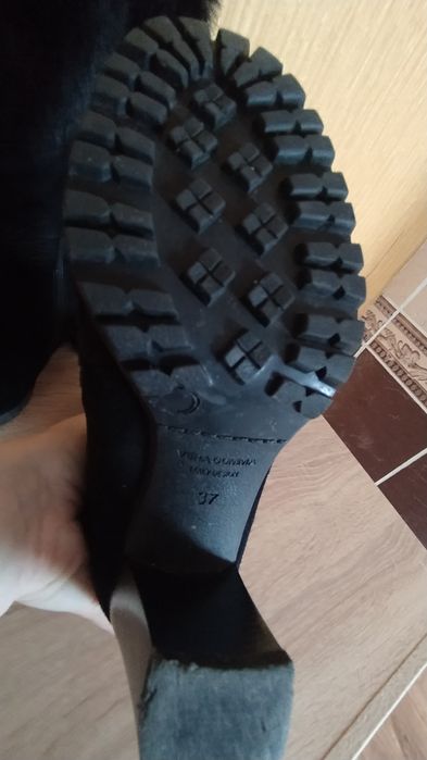 Чоботи зимові замшеві