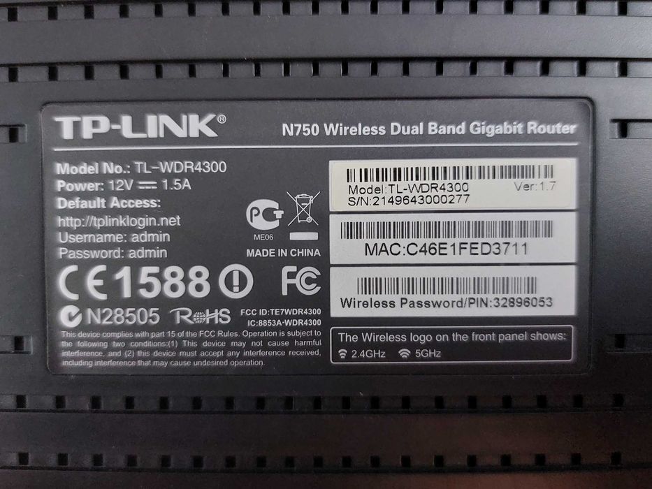 Router TP-Link N750 TL-WDR4300