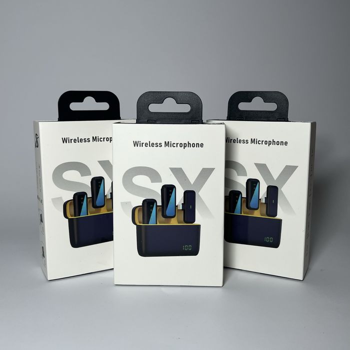 Бездротовий петличний мікрофон SX5 wireless (type-c) для смартфону