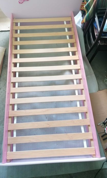 Łóżko + stelaż + materac 90x200