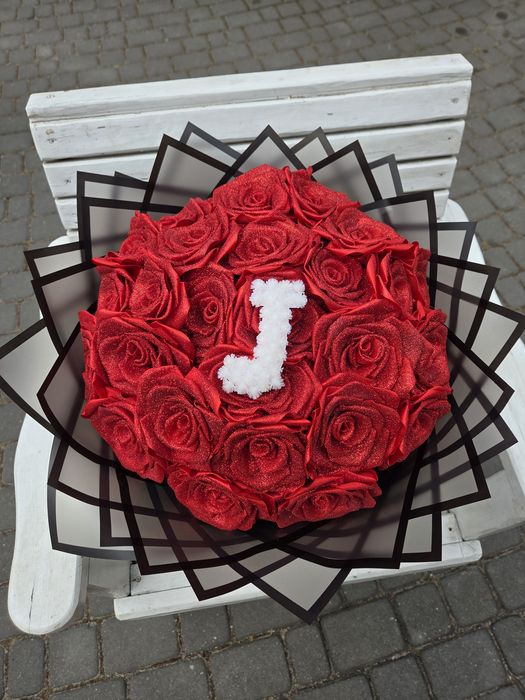 Bukiet 30 róż wiecznych