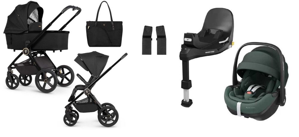 4w1 Venicci Upline 2 + Maxi Cosi Pebble 360Pro2 + baza
