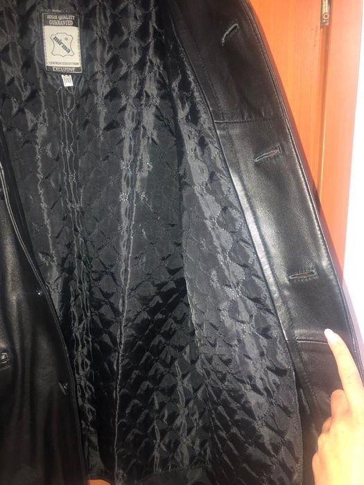 Męska kurtka skórzana XXL