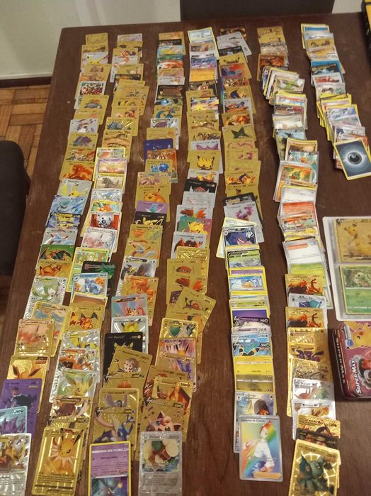 Vendo cartas pokemon+capa+caixas