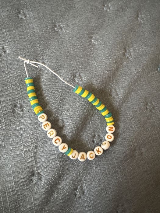 Pulseira percy jackson feita à  mão