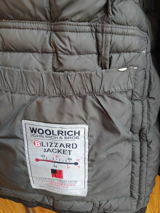 Woolrich Blizzard Down Jacket чоловіча куртка парка на пуху розмір L