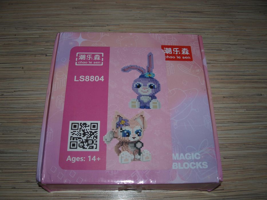 Klocki dla dzieci i dorosłych Królik i kotek bardzo dużo klocków!!