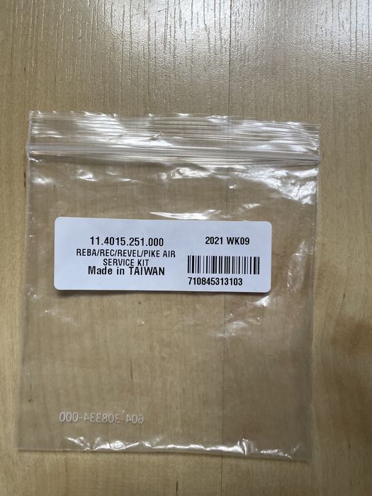 Rock shox pike reba recon revelation dual air zestaw uszczelek