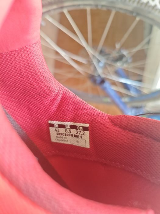Sapatos Ciclismo SHIMANO RC-300 Vermelho