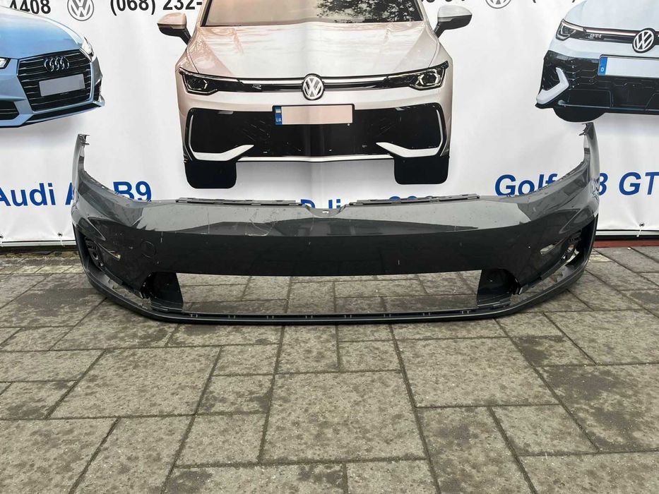 Бампер e-golf 7.5 гольф 7 рестайлинг 17- перед передний 5ge807221c