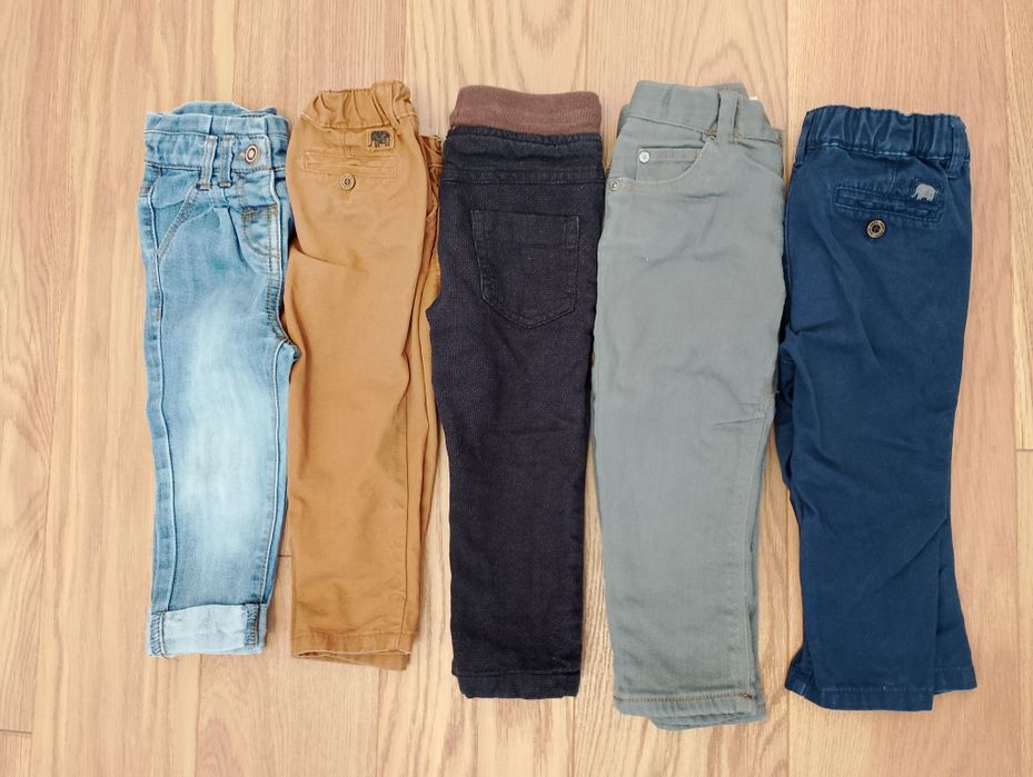 Spodnie h&m i coccodrillo 74/80