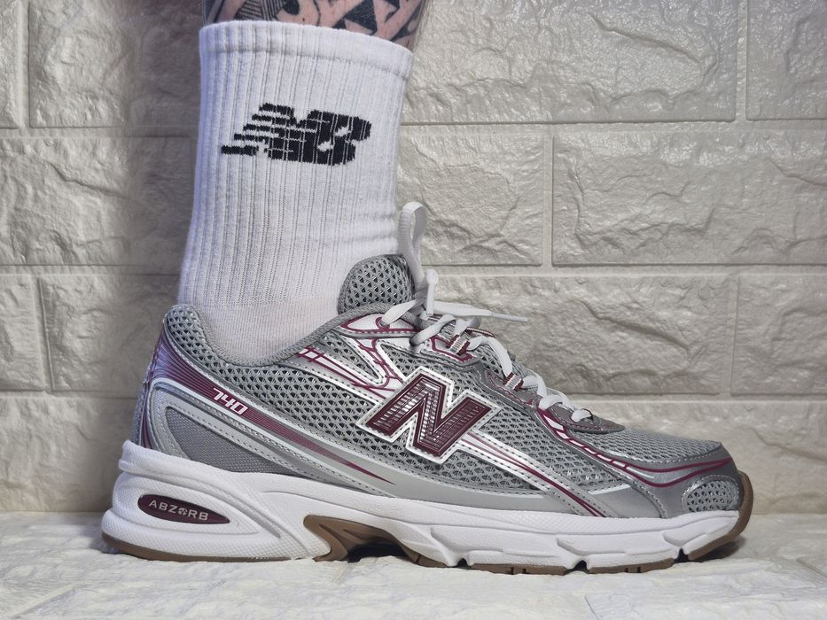 New Balance 740 "Silver Burgundy" | 43 (27.5 см) | Оригінал