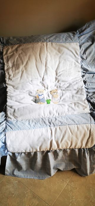 Colcha para berço bebé ursinhos