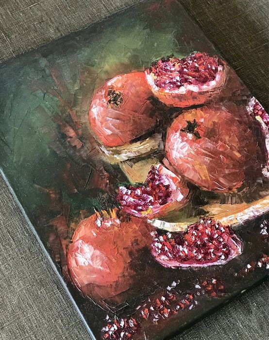 «Смачний гранат» картина олією на полотні.