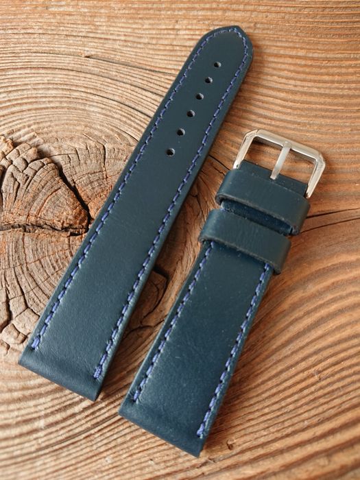 Pasek do zegarka 22 mm ręcznie robiony skóra naturalna handmade