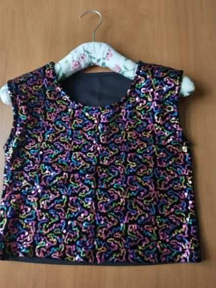 Efektowna bluzeczka sylwestrowa