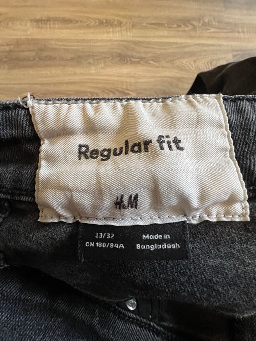 Джинсы zip H&M M
