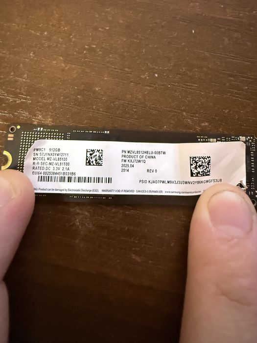 SSD M2 nvme 512 gb Samsung