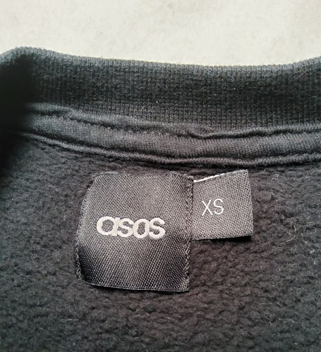 Asos - czarna prosta bluza z nadrukiem Love Hate
