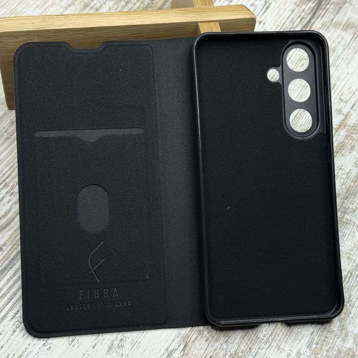 Чехол книжка Fibra Leather Book на Samsung S25/ S25+/ S24 Чохол
