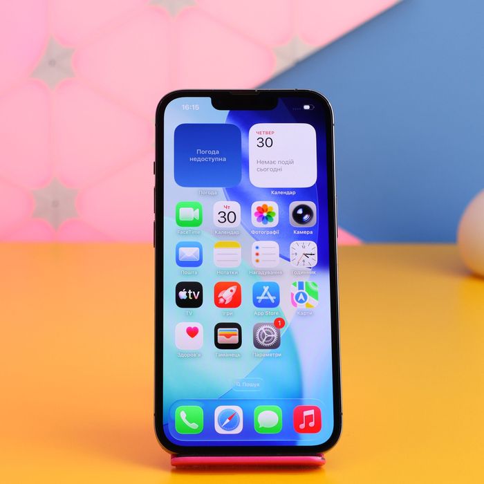 Смартфон Apple iPhone 13 Pro 256GB Graphite (165072) Б/У З ГАРАНТІЄЮ