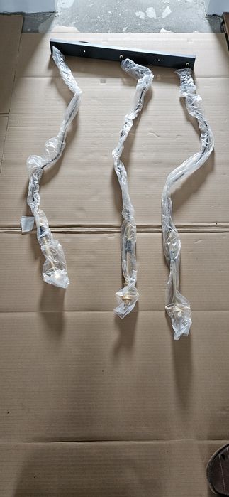 Lampa wisząca zumaline seac rock czarno złota