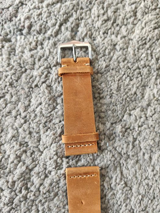 Bracelete couro genuíno Heritage Oiled Sienna