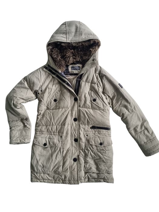 Bezowa ciepla kurtka płaszcz marc o'polo Rozmiar L 40