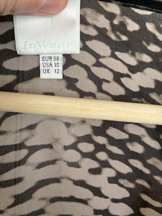 InWear bluzka jedwabna snake print  38