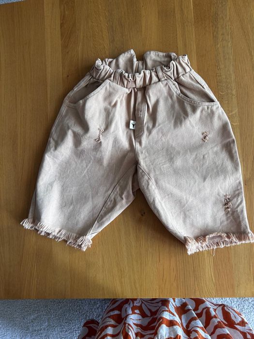 Szorty dziecięce jeansowe Booso piaskowe r. 8/9 lat