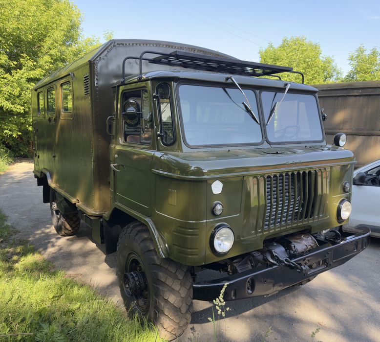 Газ 66 Кунг Лебідка