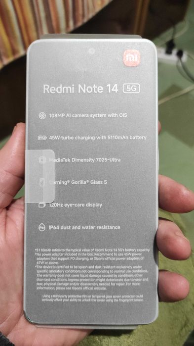 Продам Xiaomi redmi note 14 5G 8.256