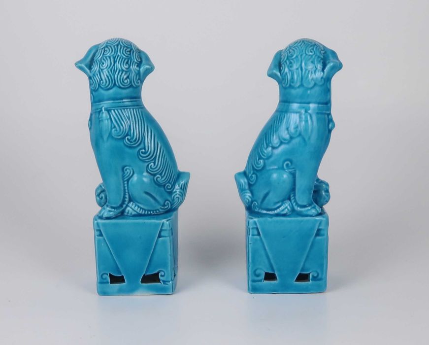 Par de Cães Foo - China - 12 cm