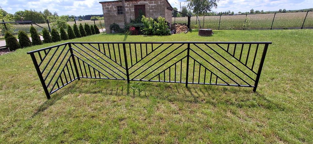 Sprzedam gotowa balustradę malowana proszkowo czarny mat