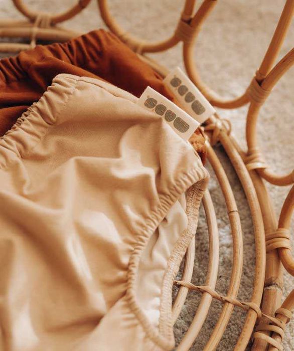 Calções Algodão Orgânico – bege ou tijolo