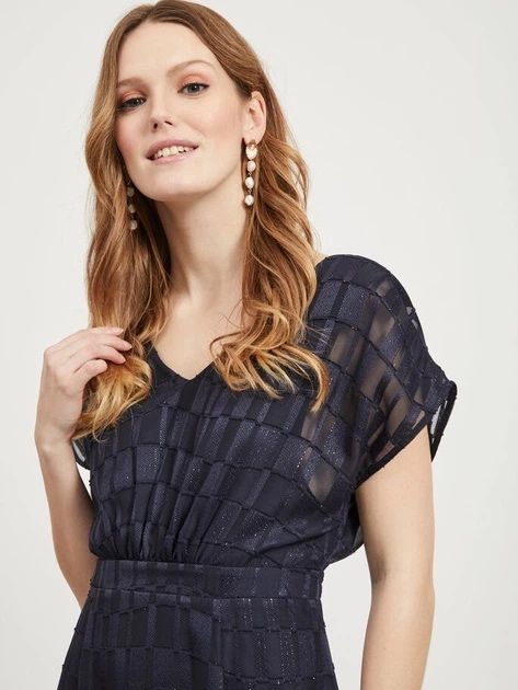 Granatowa sukienka Object Kelsey nowa z metką rozmiar 40