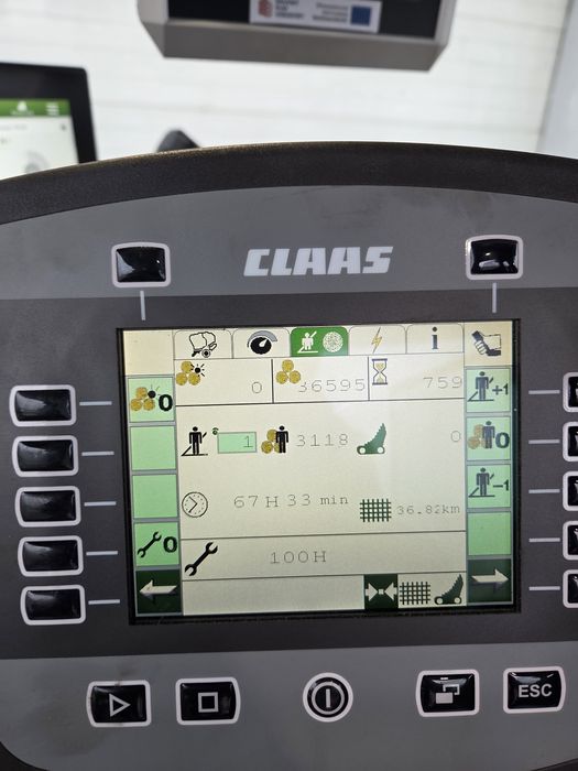 Claas Variant 385 RC 2016r | 36 tys. bel | rotor, noże | gotowa do pracy