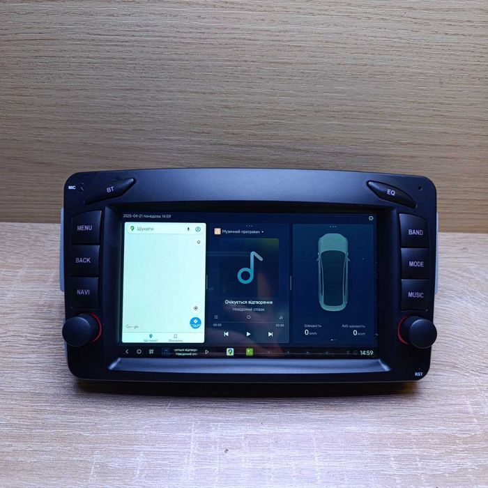 Магнітола MEKEDE 4/64 Mercedes C-Class W203 Vito Viano W639 CarPlay 4G