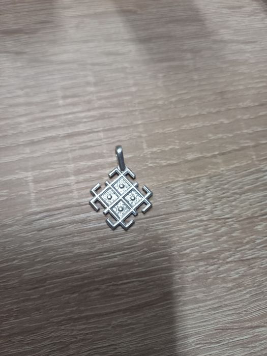 Срібний кулон/слов'янський оберіг Макошь