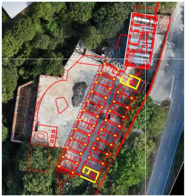 Levantamentos topográficos e arquitetonicos