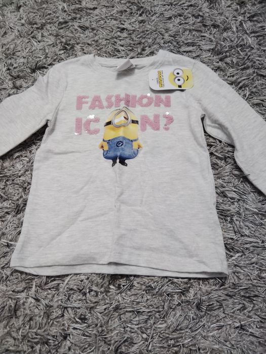 Bluzka dla dziewczynki 116 Minionki